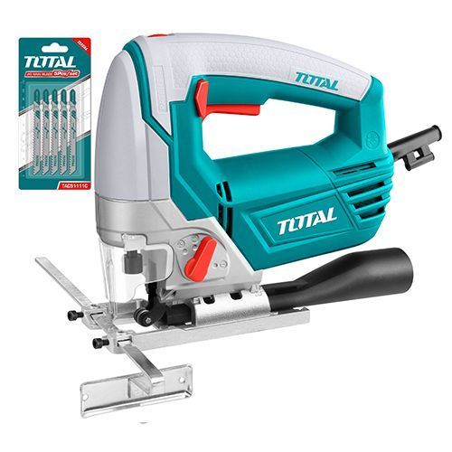 TOTAL JIGSAW 800W WITH 2 HEX KEYS, PARALLEL GUIDE AND DUST COLLECTOR