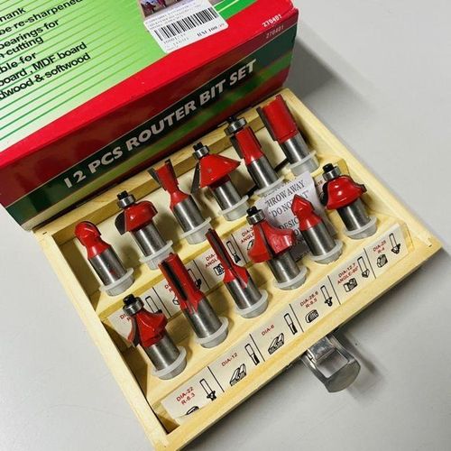 High quality commercial quality set of Carbide Wooden router bits (Copy) (Copy)