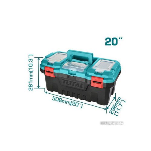 TOTAL 20" Plastic tool box