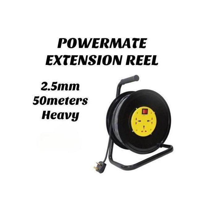 Powermate 50M 2.5MM POWER CABLE EXTENSION REEL Fused 100% Copper