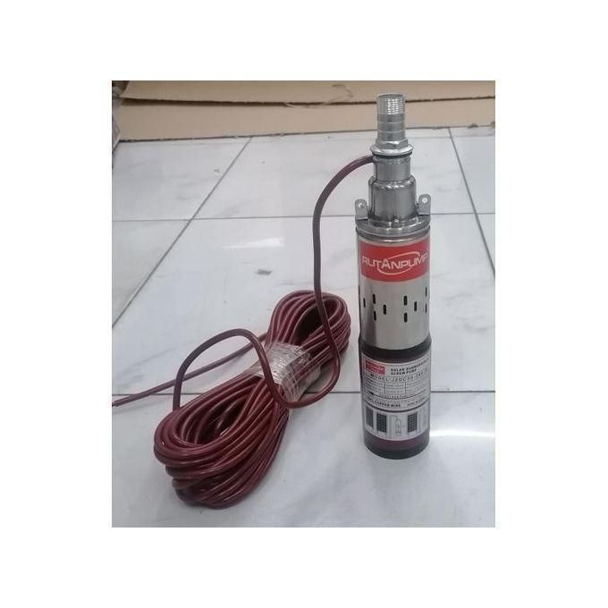 RUTANPUMP Water Pump Submersible Solar 24V 250Watt DC Battery Can Run On Battery Power Deep Water Well High Quality Imported Product Irrigation Village Fields Home Restaurants Hotels Office