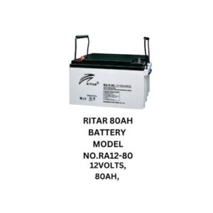 Ritar 80ah Solar Battery No Maintenance Dry Cell Deep Cycle