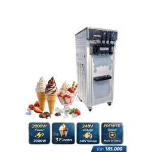 HL-01 3 Flavors Commercial Ice Cream Machine - 2000w