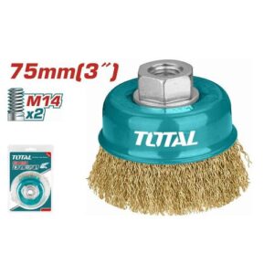 TOTAL Wire Cup Brush 75mm, 3" (TAC31031)
