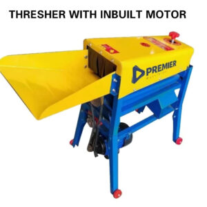 Premier Agricultural Thresher with Inbuilt Motor for Multi Crop Grain Processing Machine