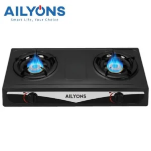 AILYONS 2-Burner Stainless Steel Gas Cooker GS013-3