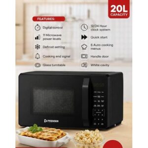 Premier 20L Digital Microwave Oven – PM202