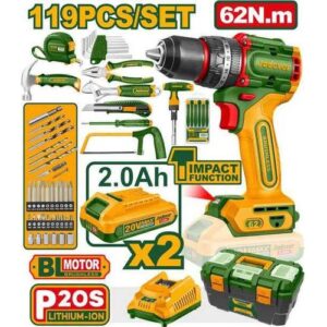 119 Pcs Jadever Tool Set