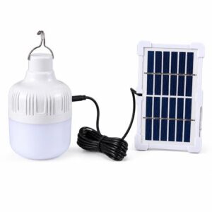 20W Solar Rechargeable LED Bulb with Charging Panel