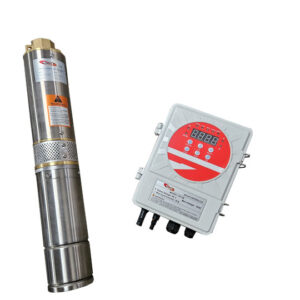 DOYIN 4SDS5-600W (0.75HP) DC Submersible Solar Water Pump - Ordinary Impeller and Controller 55m Max Head, Max Rate 5m3/hr
