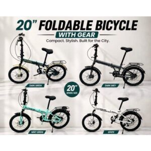 20" Foldable Bicycle with Gear