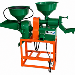 300–400kg/hr Milano Italia MMRM40 Combined Rice Mill and Maize Mill - 3HP