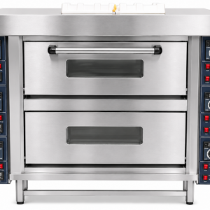 2 Deck 4 Trays Euromax Commercial Gas Deck Oven (Free Trays Included)