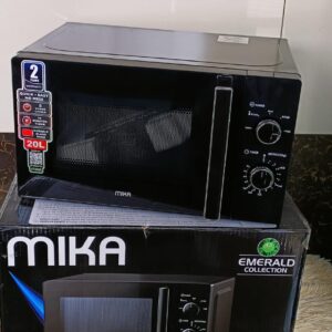 Mika 20L Black Manual Microwave Oven