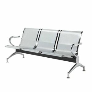 3-Seater Non-Padded Waiting Bench (Airport/Reception Link Chair)