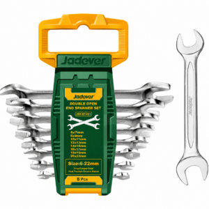 Jadever 8Pcs Double Open End Spanner Set 6–22mm (JDDS2208)