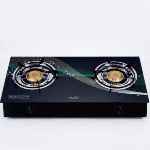Macro GA-007 2 Burner Glass Top Gas Cooker