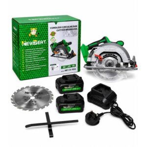 Newbeat 21V Cordless Brushless Circular Saw – 185mm (7")