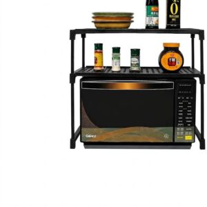 Multipurpose 2-Tier Microwave Oven Rack