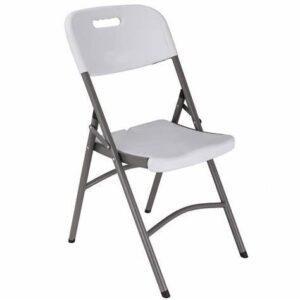 Heavy Duty Foldable Chair with Steel Frame
