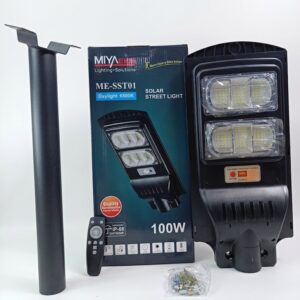 100W Solar Street Light with Pole
