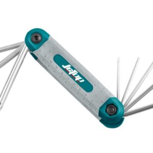 Jctop 8Pcs Folding Hex Key Set CR-V 1.5-8mm (CG6711)
