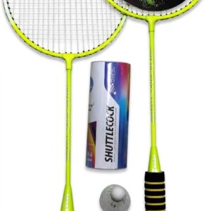 Kesika Badminton Racket Set (2 Rackets + 3 Shuttlecocks + Bag)