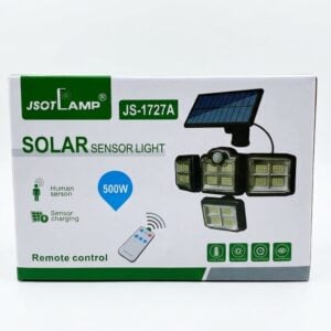 JsotLamp JS-1727A 500W 4 Head Adjustable Solar Motion Sensor Light